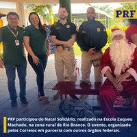 PRF/ACRE Participa de Natal Solidário e Leva Esperança para Crianças da Zona Rural de Rio Branco