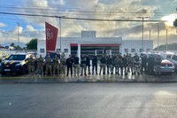 Em operação conjunta, PRF, PM e PC cumprem mandado de busca e apreensão e apreendem armas de fogo em Pilar/AL