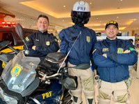 Polícia Rodoviária Federal realiza exposição no Shopping Patio Maceió.