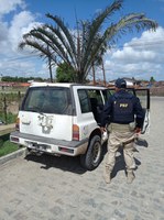 PRF/AL localiza, em Atalaia, veículo furtado em Maceió/AL