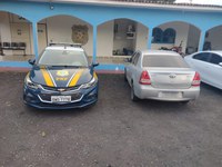 PRF apreende veículo com adulteração de sinal identificador de veículo automotor, no município de Palmeira dos Índios/AL