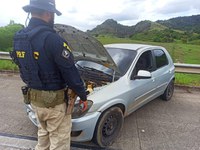 PRF localiza veículo com adulteração de sinal identificador de veículo automotor, no município de Colônia Leopoldina/AL