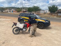 Polícia Rodoviária Federal localiza motocicleta adulterada em Cacimbinhas/AL