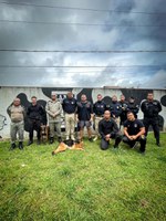 PRF realiza visita institucional ao Canil do 3º Batalhão de Polícia Militar de Alagoas