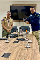 Superintendência da PRF de Alagoas recebe visita técnica de integrantes da Polícia Militar em Alagoas