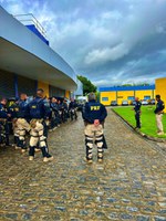 A força de Choque da Polícia Rodoviária Federal chega ao último dia de alinhamento operacional na capital alagoana