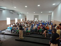 PRF em parceria com a OAB-AL realiza palestra para crianças e adolescentes em escola da rede municipal de São Miguel dos Campos/AL