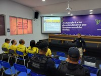 PRF ministra palestra para agentes da SMTT e Guarda Municipal em São Miguel dos Campos/AL