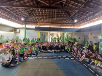 PRF ministra palestra para alunos da educação infantil da rede pública, em São Miguel dos Campos/AL