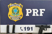 Homem é preso pela PRF por porte ilegal de arma de fogo na BR 101