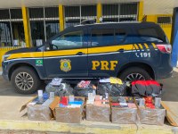 PRF apreende mais de 100kg de mercadoria sem nota fiscal em São Sebastião/AL