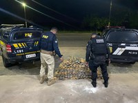 PRF em Alagoas apreende 170kg de maconha, em ação conjunta com a Secretaria de Segurança Pública, o DEIC e o TIGRE