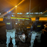 PRF apreende duas motos adulteradas em Pedra Branca do Amapari