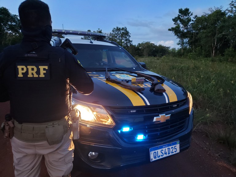 No fim de semana, trabalhamos contra o crime no interior do estado do Amapá.