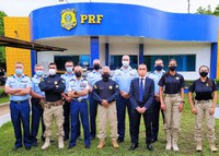 Superintendência da Polícia Rodoviária do Amapá recebe a Gendarmerie da Guiana Francesa
