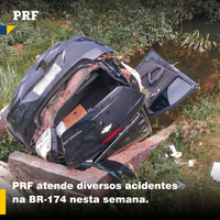 PRF AM atendeu mais de 4 acidentes na primeira semana de agosto