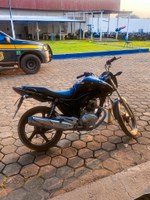 PRF-AM recupera motocicleta com restrição de roubo/furto
