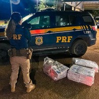 PRF apreende maços de cigarros no interior do Amazonas