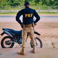PRF apreende moto adulterada no Careiro/Amazonas