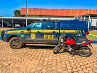 PRF apreende motocicleta adulterada em Humaitá