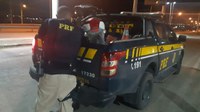 Após fuga, PRF recupera motocicleta roubada na BR 116 em Feira de Santana (BA)