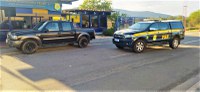 PRF recupera caminhonete roubada e prende motorista pelos crimes de receptação e adulteração