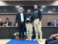 Policial Rodoviário Federal é homenageado na Câmara Municipal de Teixeira de Freitas (BA)