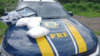 PRF apreende 10 Kg de cocaína durante abordagem a ônibus em Jequié (BA)
