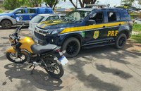 PRF recupera em Barreiras (BA) motocicleta furtada em Brasília (DF)