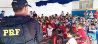 PRF realiza mais uma ação educativa para crianças em Jeremoabo (BA)