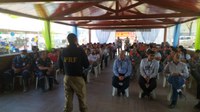 PRF realiza palestra educativa na FERBASA, em Andorinha (BA)