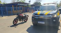 PRF na Bahia recupera motocicleta que circulava com os elementos identificadores adulterados