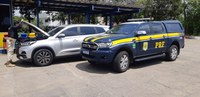 PRF recupera veículo avaliado em R$ 150 mil que estava circulando clonado no Extremo Sul da Bahia