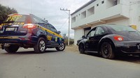 BEETLE roubado em Wenceslau Guimarães é recuperado pela PRF em Jaguaquara