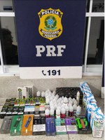Mais uma carga de cigarros eletrônicos contrabandeados que seria levada para Garanhuns (PE) é interceptada pela PRF em Vitória da Conquista (BA)