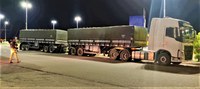 Com quase 22 toneladas de excesso de peso carreta carregada com milho é apreendida pela PRF na BR 110 em Paulo Afonso (BA)