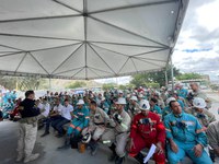 PRF leva palestra sobre trânsito seguro para empresa mineradora de Jaguarari (BA)