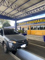 PRF recupera Strada furtada e prende motorista pelos crimes de receptação e adulteração