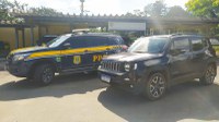 Homem é detido pela PRF trafegando com Jeep/Renegade roubado comprado pelo valor de R$ 60 mil