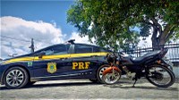 PRF apreende motocicleta com sinais de adulteração em Alagoinhas