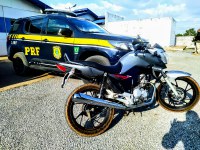 Motocicleta furtada é recuperada pela PRF em Luís Eduardo Magalhães (BA)