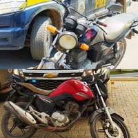 No oeste baiano, PRF recupera duas motocicletas roubadas