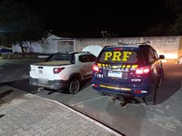 PRF recupera veículo roubado e prende condutor pelos crimes de direção sem habilitação e gerando perigo de dano além de receptação