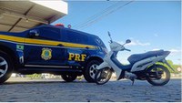 BR-116: PRF recupera em Poções (BA) mais uma motocicleta roubada