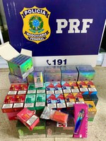 PRF apreende mais de 200 cigarros eletrônicos contrabandeados no sudoeste da Bahia