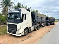 PRF flagra três veículos de carga trafegando com mais de 50 toneladas de excesso de peso em trecho baiano de Ribeira do Pombal