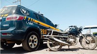 PRF recupera em Poções (BA) moto furtada em Vitória da Conquista (BA)