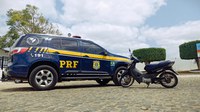 PRF recupera em Poções (BA) moto furtada há mais de 4 anos no Pará