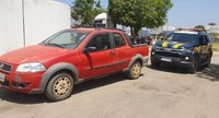 Veículo roubado é recuperado pela PRF em Barreiras (BA)