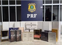 Em Vitória da Conquista (BA), PRF apreende eletrônicos e perfumes importados transportados ilegalmente